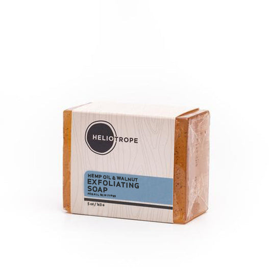 Hemp Oil & Walnut Exfoliating Soap - Earth Grounding