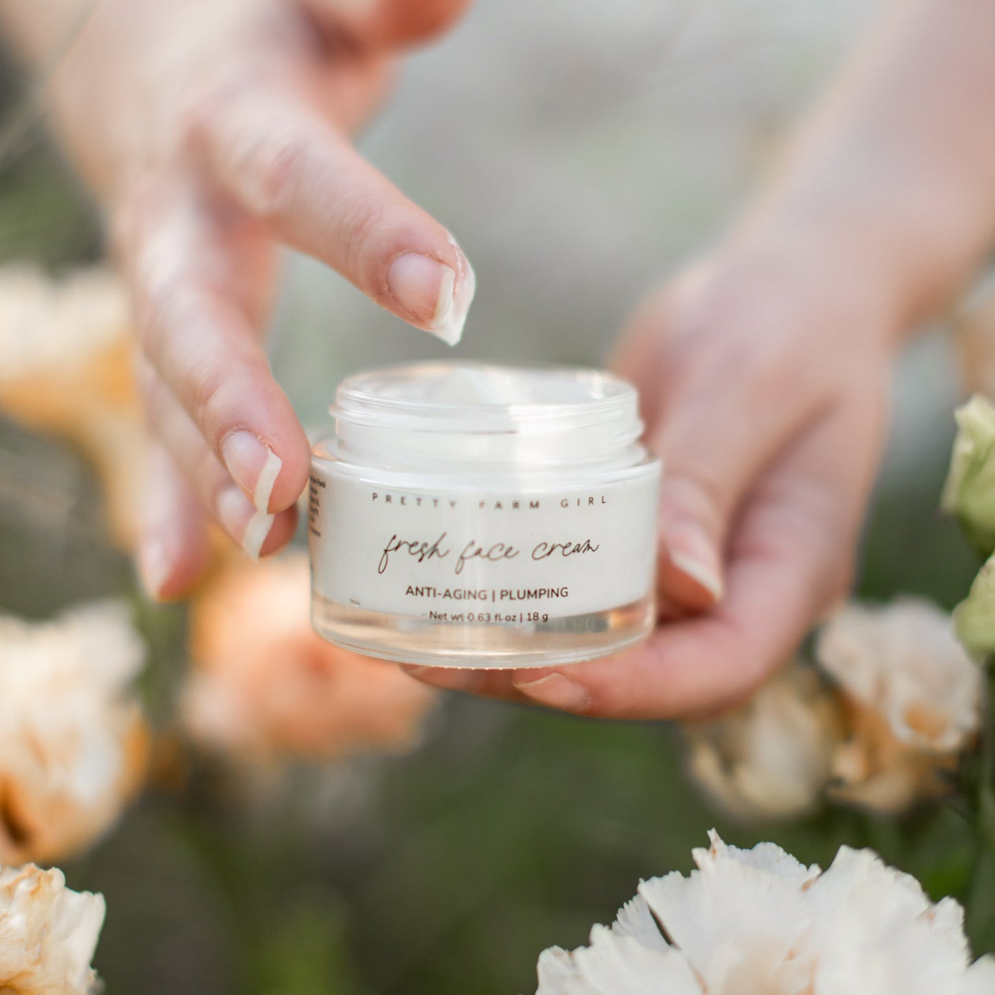 Organic Anti-Aging Tallow Face Cream w lavender, rose, frankincense & rosemary oil