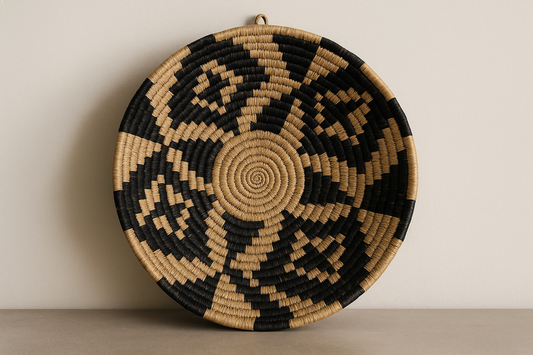 Handmade Breaking Waves Basket